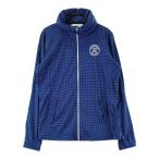 MUNSING WEAR Munsingwear одежда ; Zip жакет .. в клетку оттенок голубого L Golf одежда женский 