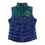 AND PER SE Anne Pas . down Zip лучший окантовка рисунок темно-синий серия M Golf одежда женский 