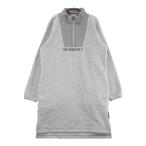 BEAMS GOLF Beams Golf обратная сторона ворсистый половина Zip длинный рукав вязаный One-piece серый серия M Golf одежда женский 