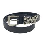 [ прекрасный товар ]PEARLY GATES Pearly Gates 2024 год модели Logo пряжка кожаный ремень темно-синий серия Golf одежда 