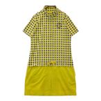 CALLAWAY Callaway короткий рукав One-piece в клетку оттенок желтого LL Golf одежда женский 