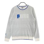 PUMA GOLF Puma Golf шерсть . длинный рукав вязаный свитер в клетку серый серия M Golf одежда мужской 