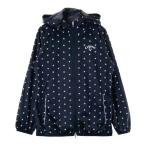 CALLAWAY Callaway обратная сторона сетка с капюшоном Zip жакет звезда рисунок оттенок черного L Golf одежда женский 