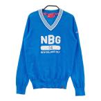 NEW BALANCE GOLF New balance V шея вязаный свитер оттенок голубого 0 Golf одежда женский 
