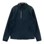 UNDER ARMOUR Under Armor 1366280 половина Zip длинный рукав тянуть over оттенок черного M Golf одежда мужской 