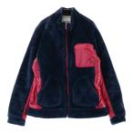 MUNSING WEAR Munsingwear одежда необычность материалы переключатель длинный рукав боа жакет темно-синий серия L Golf одежда женский 