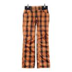 FILA GOLF filler Golf обратная сторона ворсистый брюки в клетку orange серия M Golf одежда женский 