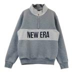 NEW ERA New Era половина Zip длинный рукав тренировочный вышивка серый серия S Golf одежда мужской 