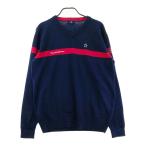 MUNSING WEAR Munsingwear одежда вязаный свитер темно-синий серия LL Golf одежда мужской 