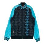 PUMA GOLF Puma Golf длинный рукав Zip жакет тысяч птица рисунок оттенок голубого L Golf одежда мужской 