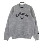 CALLAWAY Callaway Logo вязаный свитер камуфляж рисунок серый серия M Golf одежда мужской 