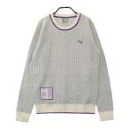 PUMA GOLF Puma Golf вязаный свитер в клетку серый серия L Golf одежда женский 