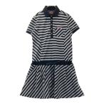 CLUNK кривошип короткий рукав One-piece окантовка рисунок серый серия M Golf одежда женский 