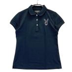BEAMS GOLF Beams Golf ×PLAY BOY рубашка-поло с коротким рукавом оттенок черного S Golf одежда женский 