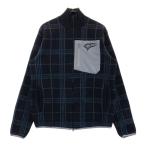 BEAMS GOLF Beams Golf вязаный Zip жакет .. в клетку оттенок черного M Golf одежда мужской 