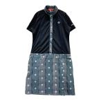 marie claire sport Marie Claire sport ML718404 короткий рукав One-piece тысяч птица общий рисунок оттенок черного M Golf одежда женский 
