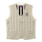 BEAMS GOLF Beams Golf вязаный лучший полоса рисунок оттенок белого L Golf одежда мужской 