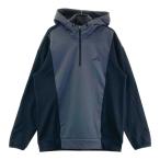 ADIDAS GOLF Adidas Golf 2024 год модели обратная сторона ворсистый половина Zip Parker оттенок черного L Golf одежда мужской 
