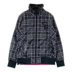 FILA GOLF filler Golf обратная сторона ворсистый Zip жакет в клетку оттенок черного L Golf одежда женский 