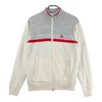 ADIDAS GOLF Adidas Golf N59440 тепловое хранение вязаный Zip жакет оттенок белого M Golf одежда мужской 