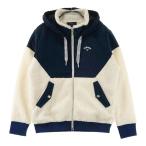 CALLAWAY Callaway боа Zip Parker оттенок белого L Golf одежда женский 
