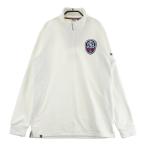 FILA GOLF filler Golf обратная сторона ворсистый половина Zip тренировочный футболка оттенок белого L Golf одежда мужской 
