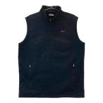 NIKE GOLF Nike Golf обратная сторона ворсистый половина Zip лучший общий рисунок оттенок черного L Golf одежда мужской 