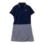 CALLAWAY Callaway короткий рукав One-piece в клетку темно-синий серия M Golf одежда женский 