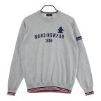 MUNSING WEAR Munsingwear одежда вязаный свитер серый серия L Golf одежда мужской 