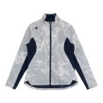 DESCENTE GOLF Descente Golf обратная сторона ворсистый Zip жакет общий рисунок серый серия S Golf одежда женский 