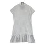 PEARLY GATES Pearly Gates flair короткий рукав One-piece общий рисунок серый серия 1 Golf одежда женский 