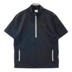 PUMA GOLF Puma Golf 2025 год модели половина Zip короткий рукав блузон оттенок черного M Golf одежда мужской 