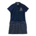 ADIDAS GOLF Adidas Golf короткий рукав Polo One-piece кнопка down темно-синий серия L Golf одежда женский 