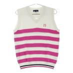 23 район GOLFnijuu thank Golf вязаный лучший окантовка рисунок оттенок белого 2 Golf одежда женский 