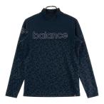 NEW BALANCE GOLF New balance mok шея футболка с длинным рукавом общий рисунок оттенок черного 4 Golf одежда мужской 