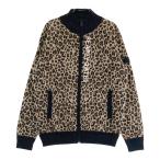 PEARLY GATES Pearly Gates вязаный жакет кашемир . Leopard оттенок бежевого 1 Golf одежда женский 