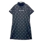 CUARTO UNITEDk Alto united половина Zip короткий рукав One-piece звезда рисунок оттенок черного M Golf одежда женский 