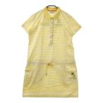 MUNSING WEAR Munsingwear одежда SL7847 короткий рукав One-piece окантовка рисунок оттенок желтого L Golf одежда женский 