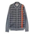 PUMA GOLF Puma Golf длинный рукав вязаный Zip жакет тысяч птица рисунок серый серия L Golf одежда мужской 