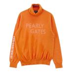 PEARLY GATES Pearly Gates 2024 год модели ta-toru шея вязаный свитер orange серия 2 Golf одежда женский 