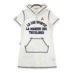 LE COQ GOLF Le Coq Golf с капюшоном короткий рукав One-piece оттенок белого M Golf одежда женский 