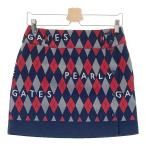 PEARLY GATES Pearly Gates LAP юбка общий рисунок темно-синий серия 1 Golf одежда женский 