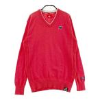 NEW BALANCE GOLF New balance V шея вязаный свитер оттенок красного 4 Golf одежда мужской 