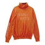 PEARLY GATES Pearly Gates 2024 год модели хлопок .ta-toru шея вязаный свитер общий рисунок orange серия 2 Golf одежда женский 