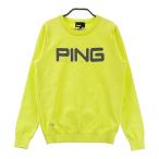 PING булавка вязаный свитер Logo оттенок желтого M Golf одежда женский 