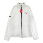 [ новый товар ]PUMA GOLF Puma Golf вязаный Zip жакет оттенок белого XXL Golf одежда мужской 