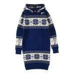 BEAMS GOLF Beams Golf вязаный длинный рукав Parker One-piece neitib рисунок темно-синий серия S Golf одежда женский 