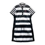FILA GOLF filler Golf короткий рукав One-piece окантовка рисунок оттенок черного L Golf одежда женский 