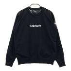 MUNSING WEAR Munsingwear одежда двусторонний вязаный блузон Британия знак Logo общий рисунок оттенок черного L Golf одежда женский 