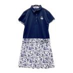 CALLAWAY Callaway короткий рукав One-piece цветочный принт темно-синий серия L Golf одежда женский 